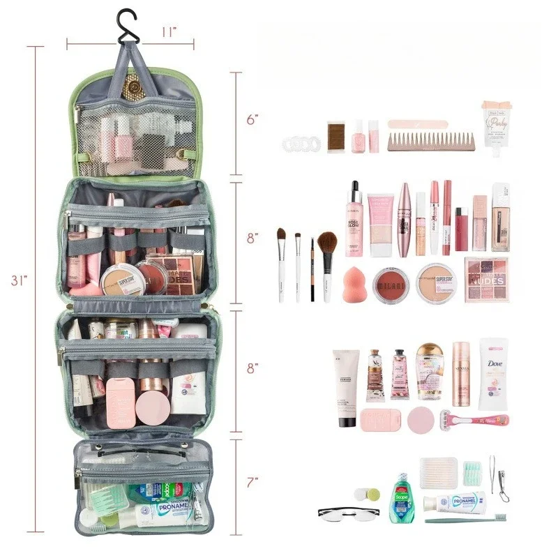 

Водонепроницаемая косметичка с крючком, дорожная сумка для туалетных принадлежностей, сумка для туалетных принадлежностей.