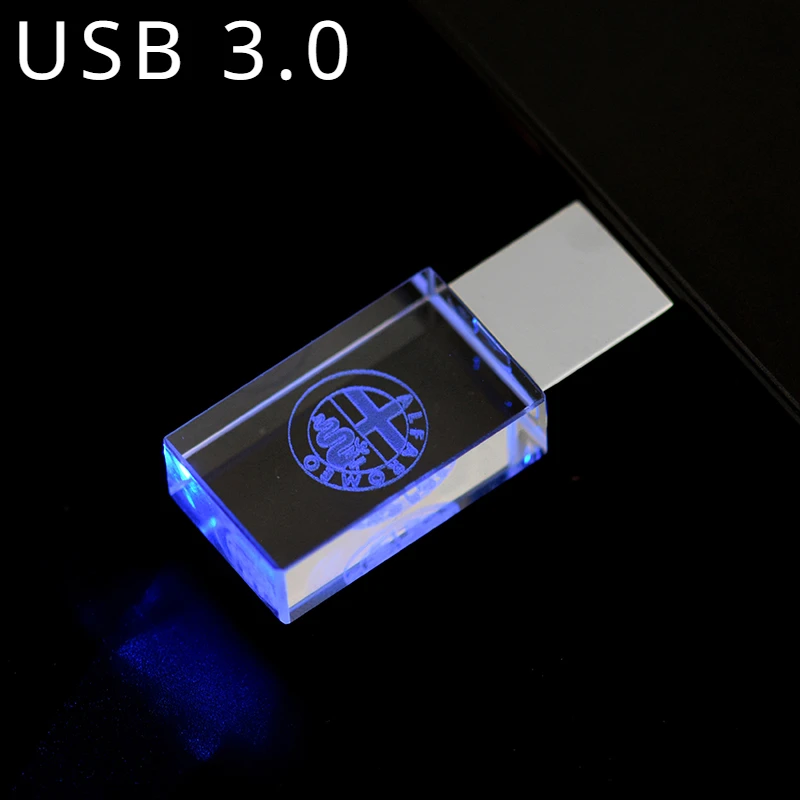 

Деревянный кристаллический USB-флешка 128 ГБ, цветной светодиодный флэш-накопитель, 64 ГБ, бесплатный индивидуальный логотип, карта памяти, креативный бизнес-подарок, U-диск 32 ГБ