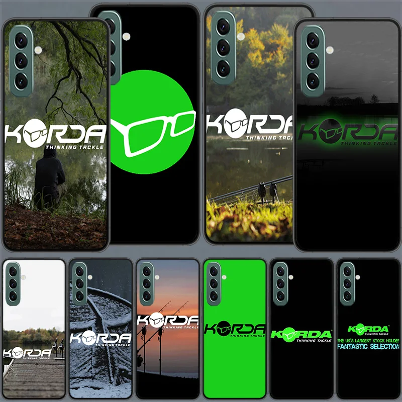 Korda Fishing Tackle Phone Case For Samsung A15 A25 A35 A55 Galaxy A05S A16 A03S A02S A71 A51 A41 A31 A21 A11 A70S A50S A30S A20