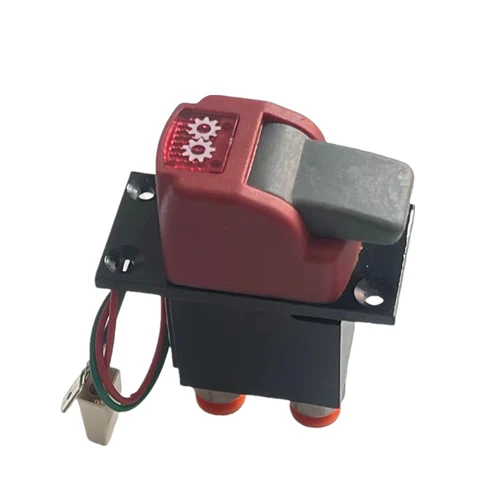 Válvula de maquinaria agrícola de una sola llave, válvula de control manual cuadrada, válvula neumática de interruptor único JY34-A-1 con luz indicadora