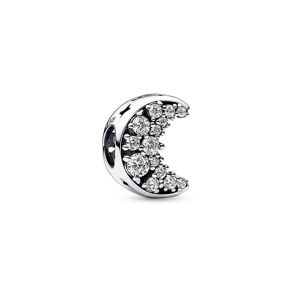 Pendentif à breloque en argent regardé 2023 pour femme, breloque triple Everver, cœur et fer à cheval, convient au bracelet Pandora original, bijoux, nouveau, 925