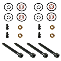 For Audi Vw 1 4 Tdi 1 9 Tdi 2 0 Tdi Fuel Inject 4Set Pump Nozzle Seal Kit Expansion Screws Injector Seals with Bolts Fits Bosch