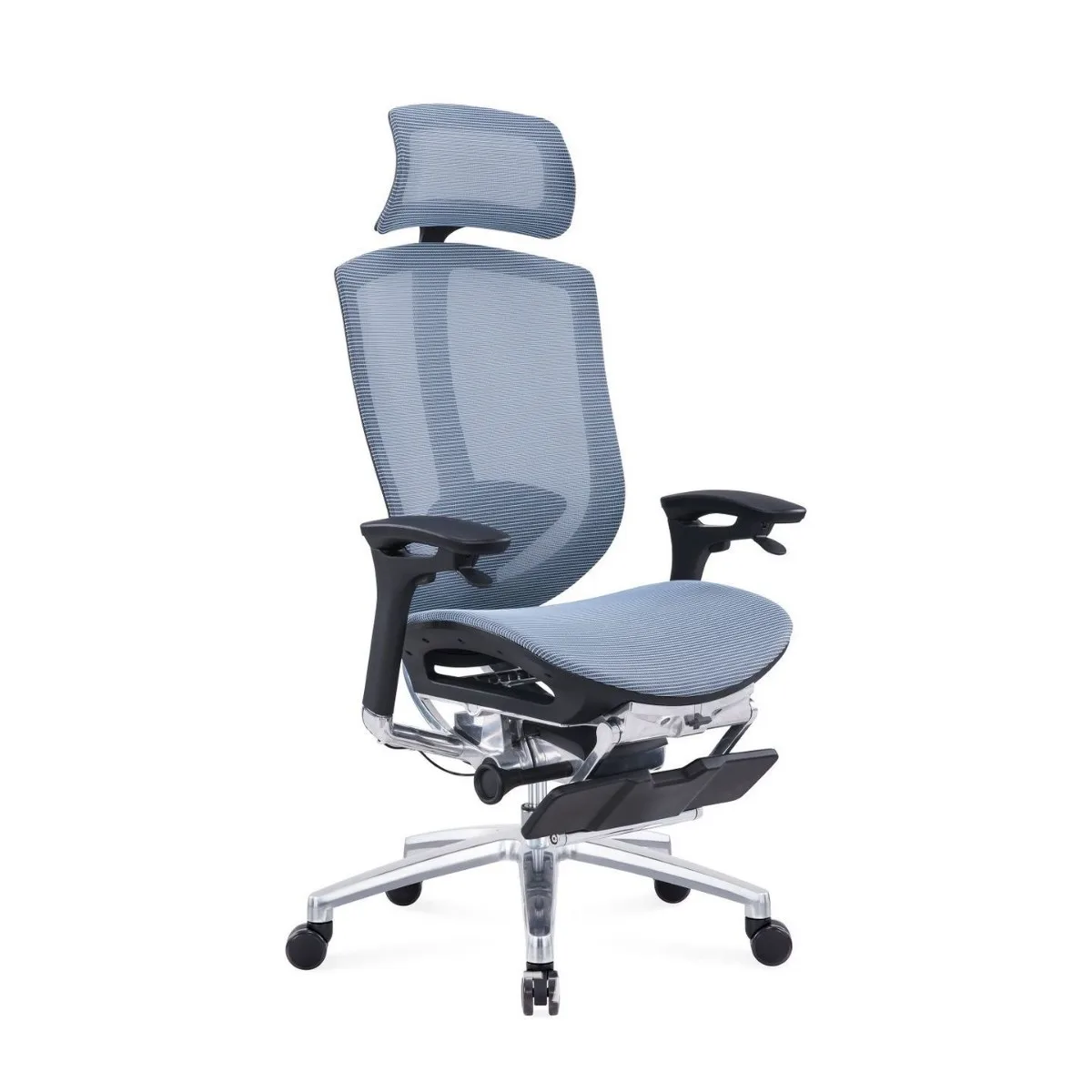 Ergonomic Office Chair Aluminum Alloy Frame Mesh Back Executive Seat Home Gaming Computer Desk Chair for Work and Play view 6