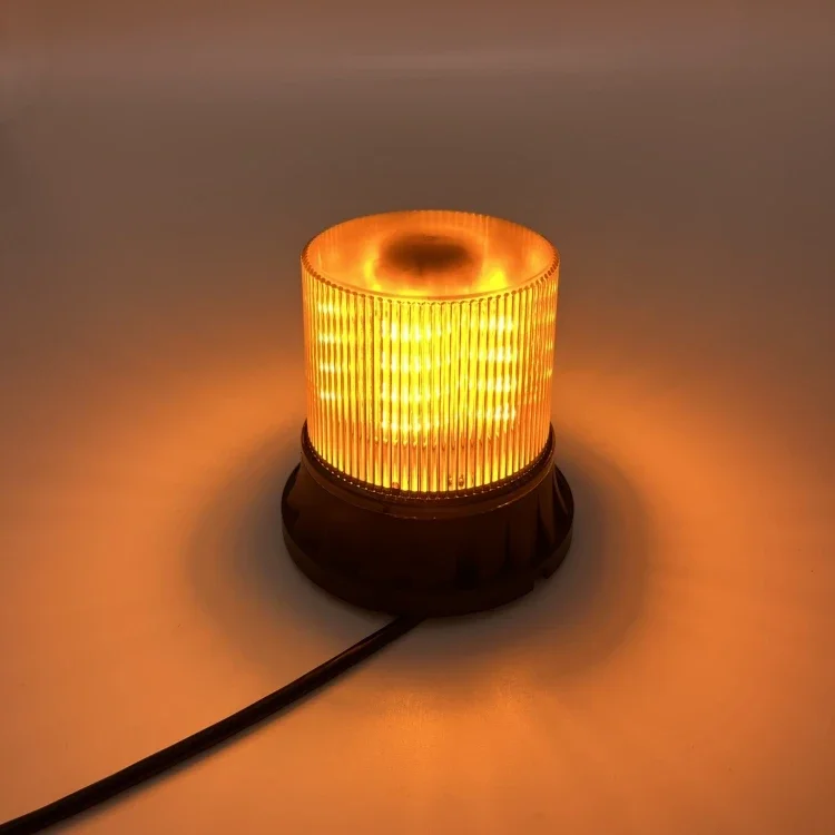 MUYE DC 12-24V LED ضوء تحذير ستروب وامض مع قابس ولاعة السجائر وقاعدة مغناطيسية