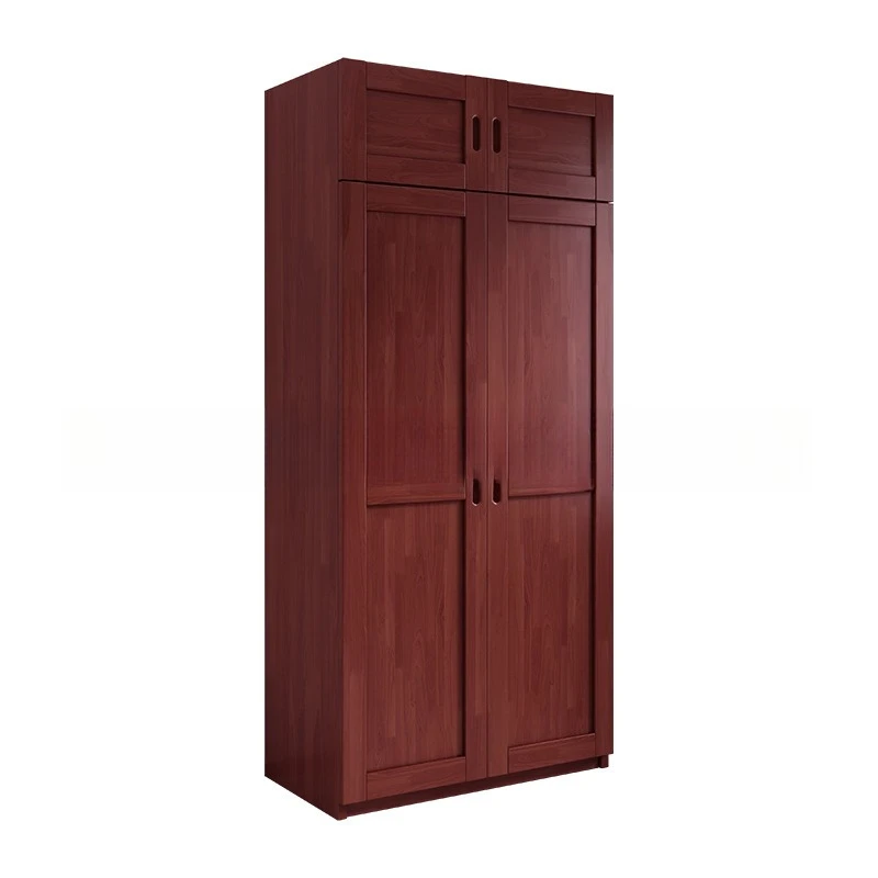 Immagine 3: Armadio Standard PYJ in Legno Massello, Combinazione di Armadi per Camera da Letto e Dormitorio in Stile Cinese
