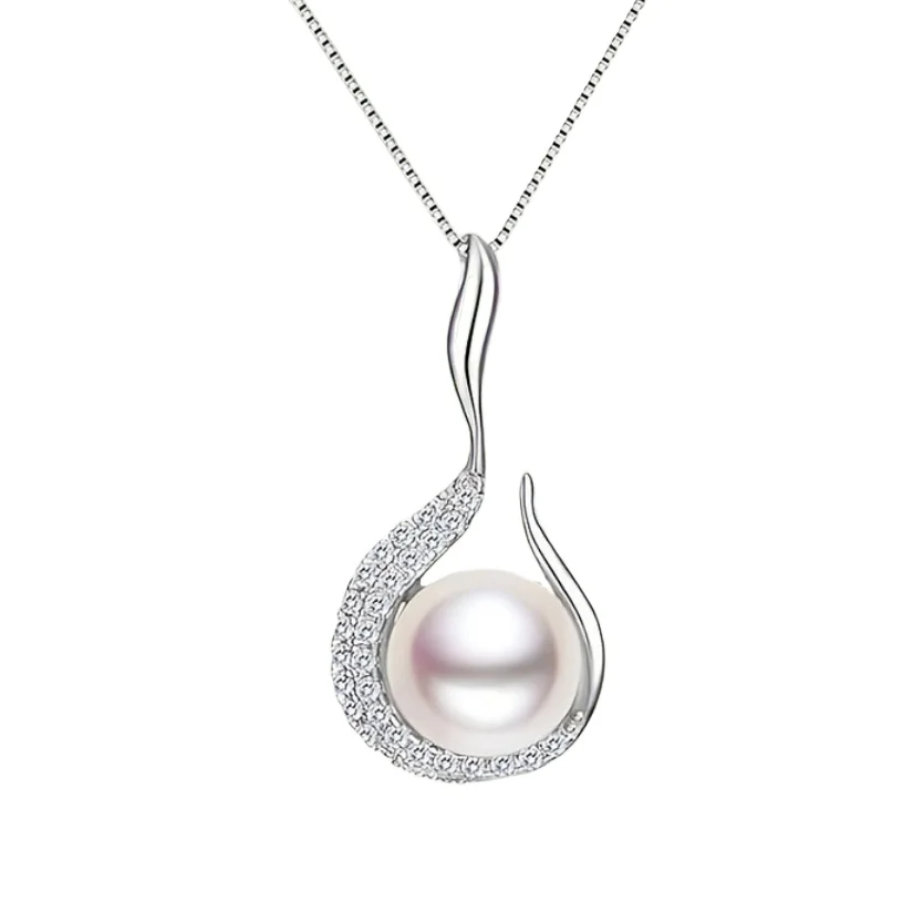 

Genuine South Sea White Pearl Pendant Necklace
