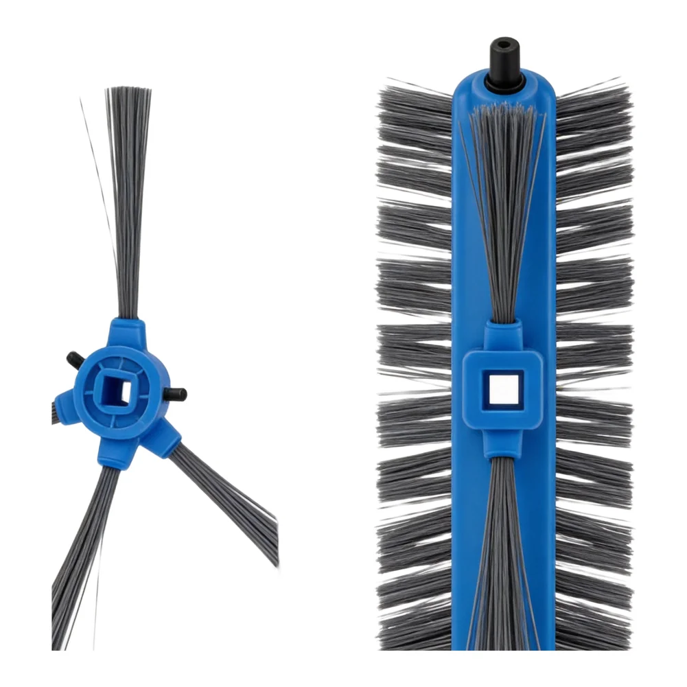 Replacement Cloth Side Brush Mop Kit Home Cleaning Long Service Life Sturdy Construction Efficient Corner Cleaning