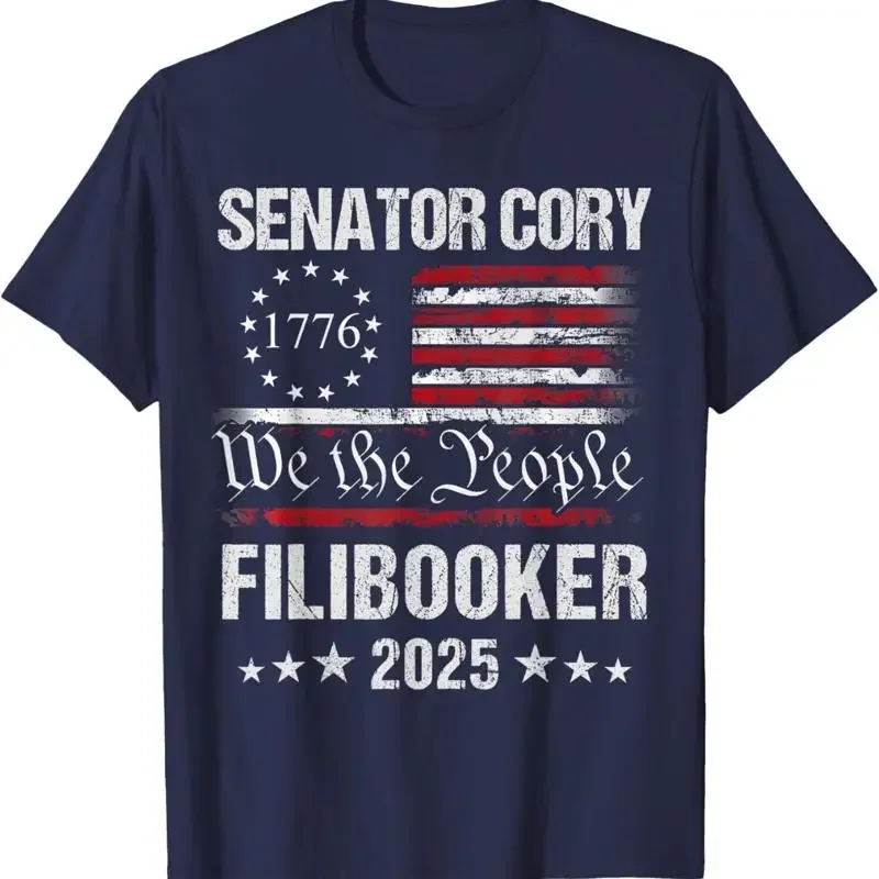 Senator Cory Booker Filibuster FiliBooker New Jersey T Shirt