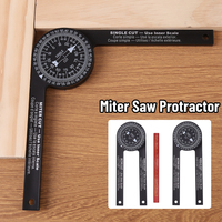 Professional Miter Saw Protractor 360 Degree Goniometer Angle Medical Spinal Woodworking Angle Ruler Protractor Finder Gauge