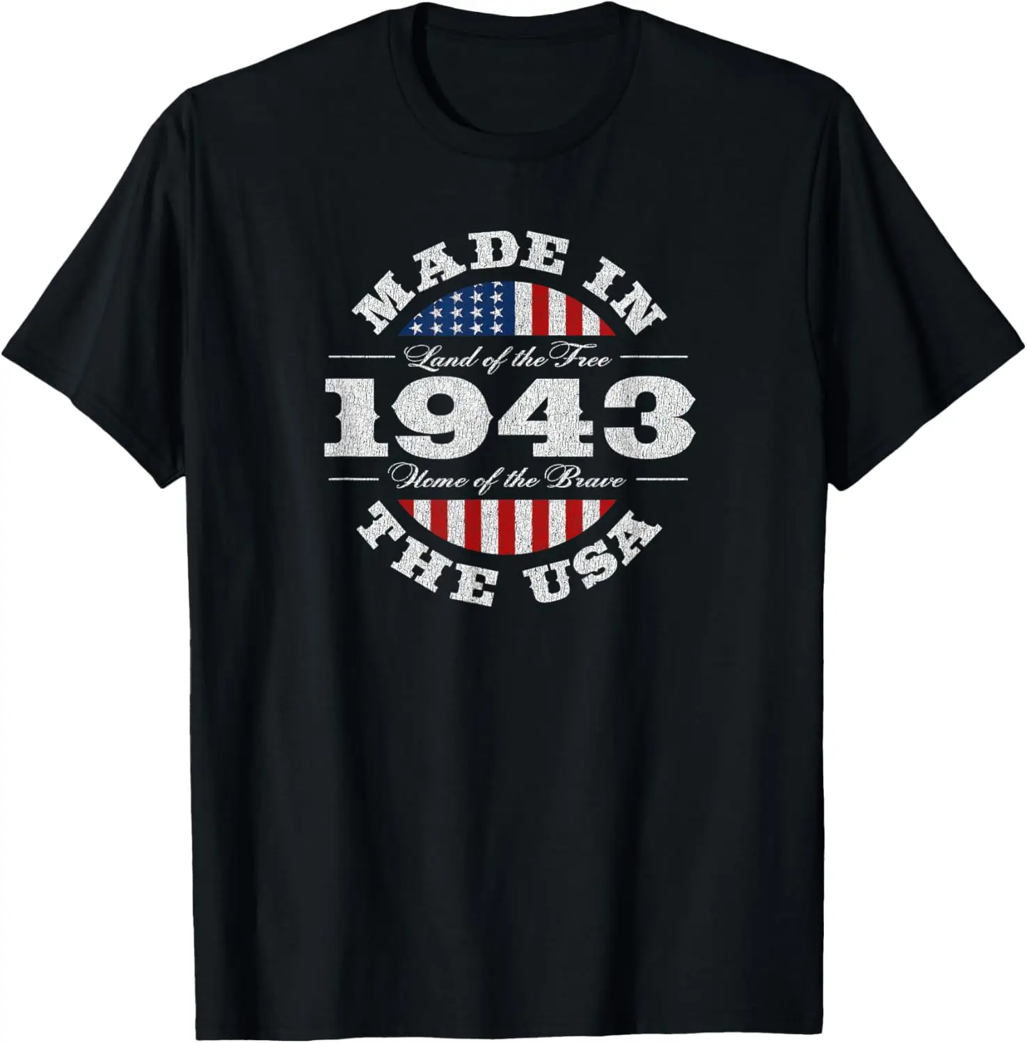 81 Year Old: USA Patriotic American 1943 81st Birthday T-Shirt