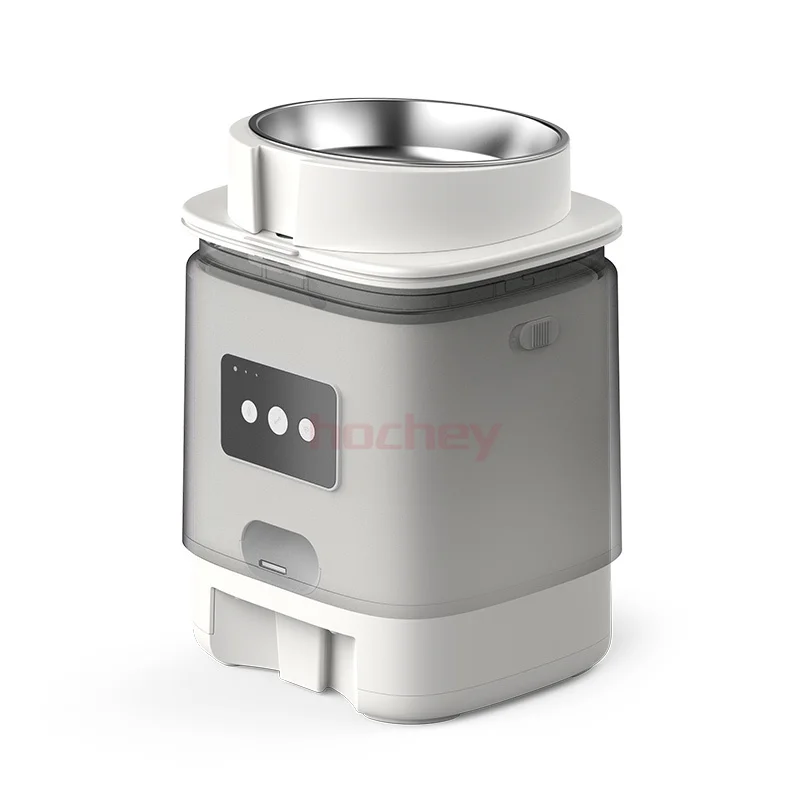 MT الطبية واي فاي الحيوانات الأليفة التلقائي المغذية شفافة مرتفعة 304 الفولاذ المقاوم للصدأ وعاء الحيوانات الأليفة المنتجات أغذية القطط التلقائي تغذية الحيوانات الأليفة