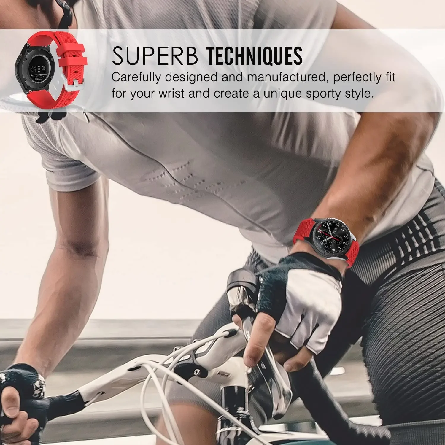 삼성 갤럭시 워치용 실리콘 스트랩, 어메이즈핏 GTR, 스트라토스 벨트용 교체 팔찌, 22mm, 46mm, 기어 S3, 화웨이 워치 3, 4, GT4