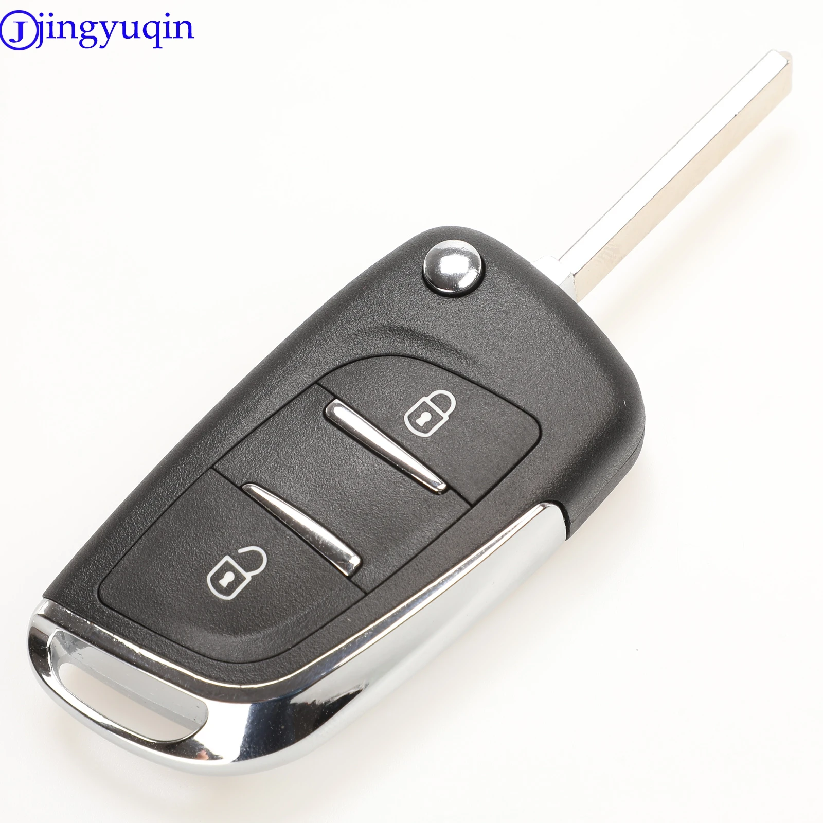 jingyuqin CE0536 Modified Flip Remote Key Shell For Peugeot 307 408 308 for Citroen C-Triomphe C-Quatre C3 C4L C5