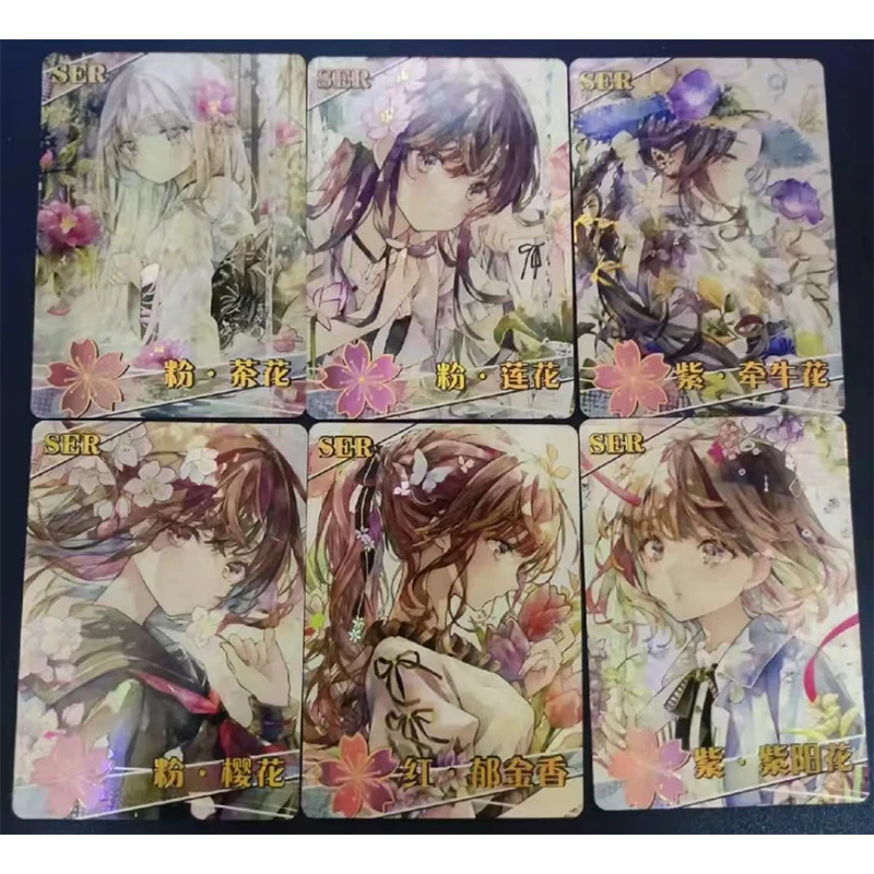 Anime Goddess Story Misaka Mikoto Cc Kuchiki Rukia Megumin Yuuki Asuna Rem 2 m11 Set completo di carte da collezione giocattolo regalo di compleanno