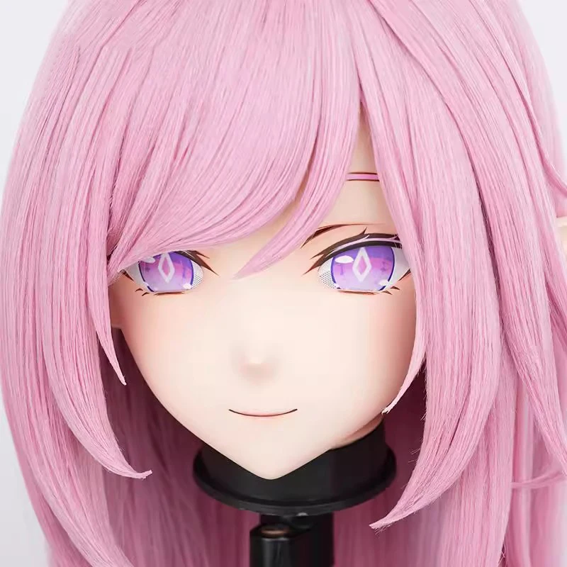 手作りカスタマイズ日本アニメキャラクター女性/女の子樹脂 Kig マスク全頭ロックアニメコスプレ着ぐるみマスク