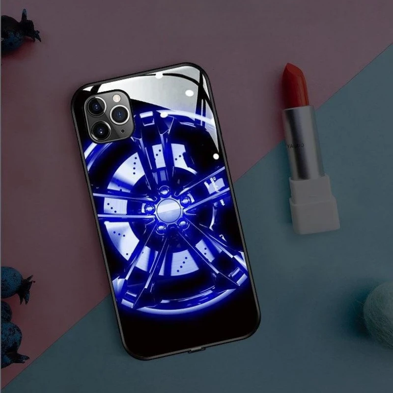 Mode Smart LED Light Glow Lichtgevende Magnetische Telefoon Case voor IPhone 15 14 13 Pro Max 14 15 Plus Anti-kras Protector Cover