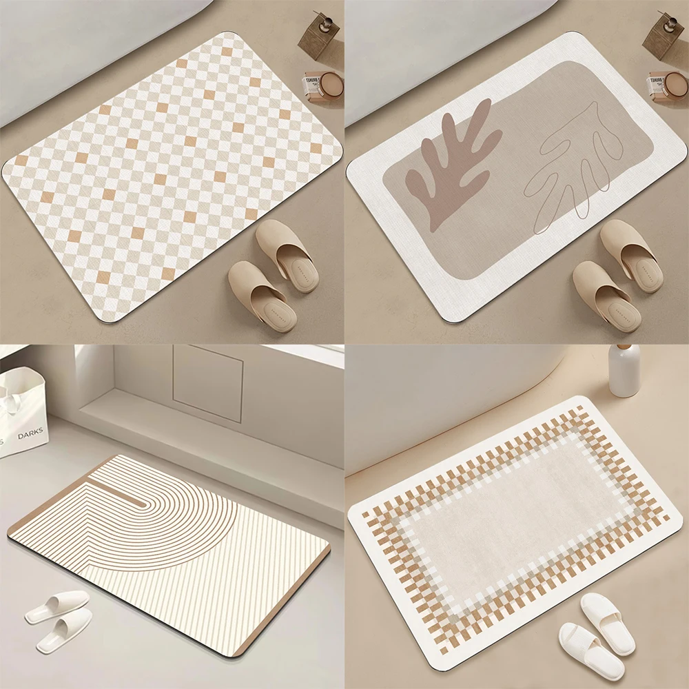 Modern minimalist home decoration bedroom living room entrance entrance carpet kitchen bathroom absorbent floor mat