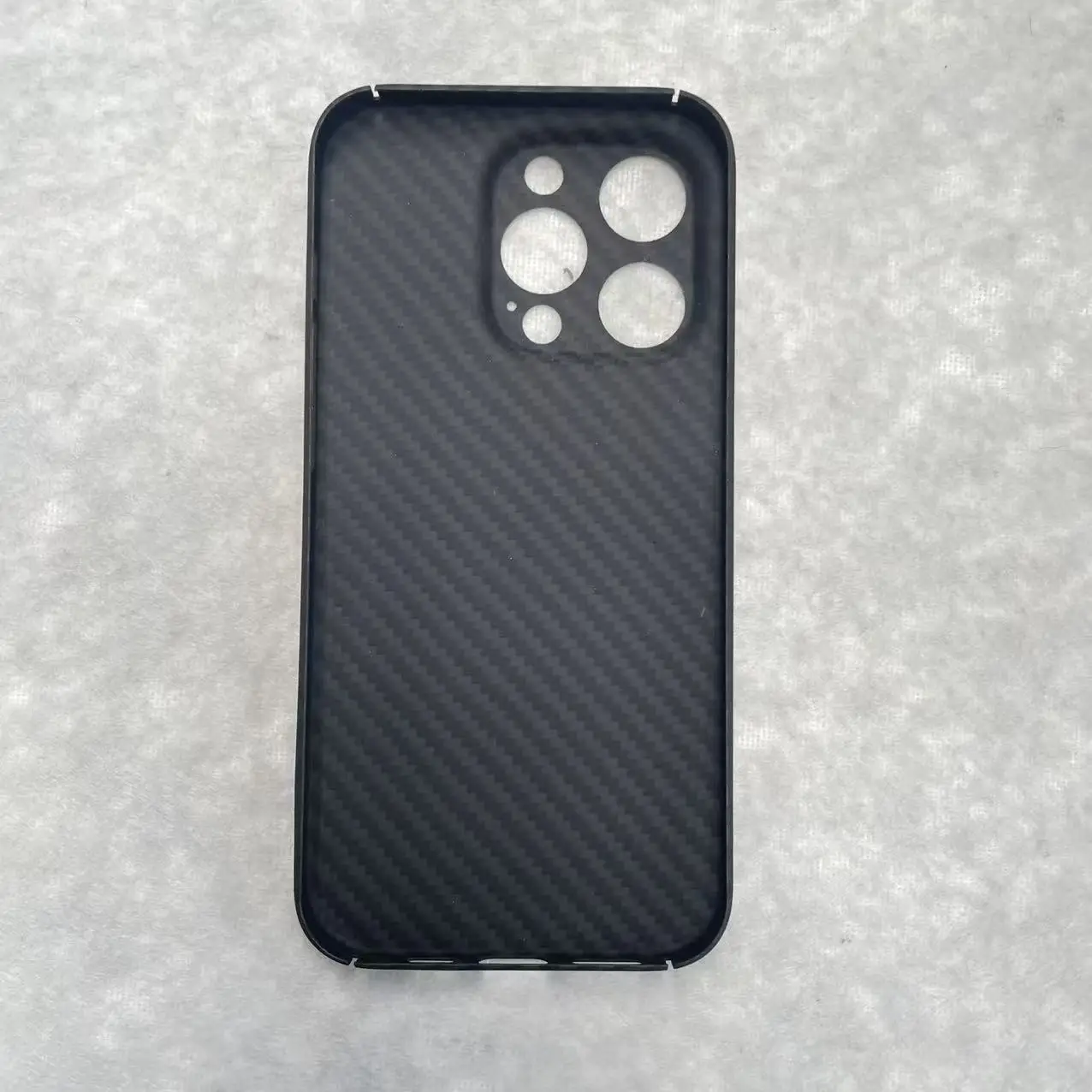 AKATIP For iPhone 13/14/15/16 PRO Max Aramid Fiber Carbon Fiber Lightweight Business 13mini，16E，16 Plus Protective Cover view 3