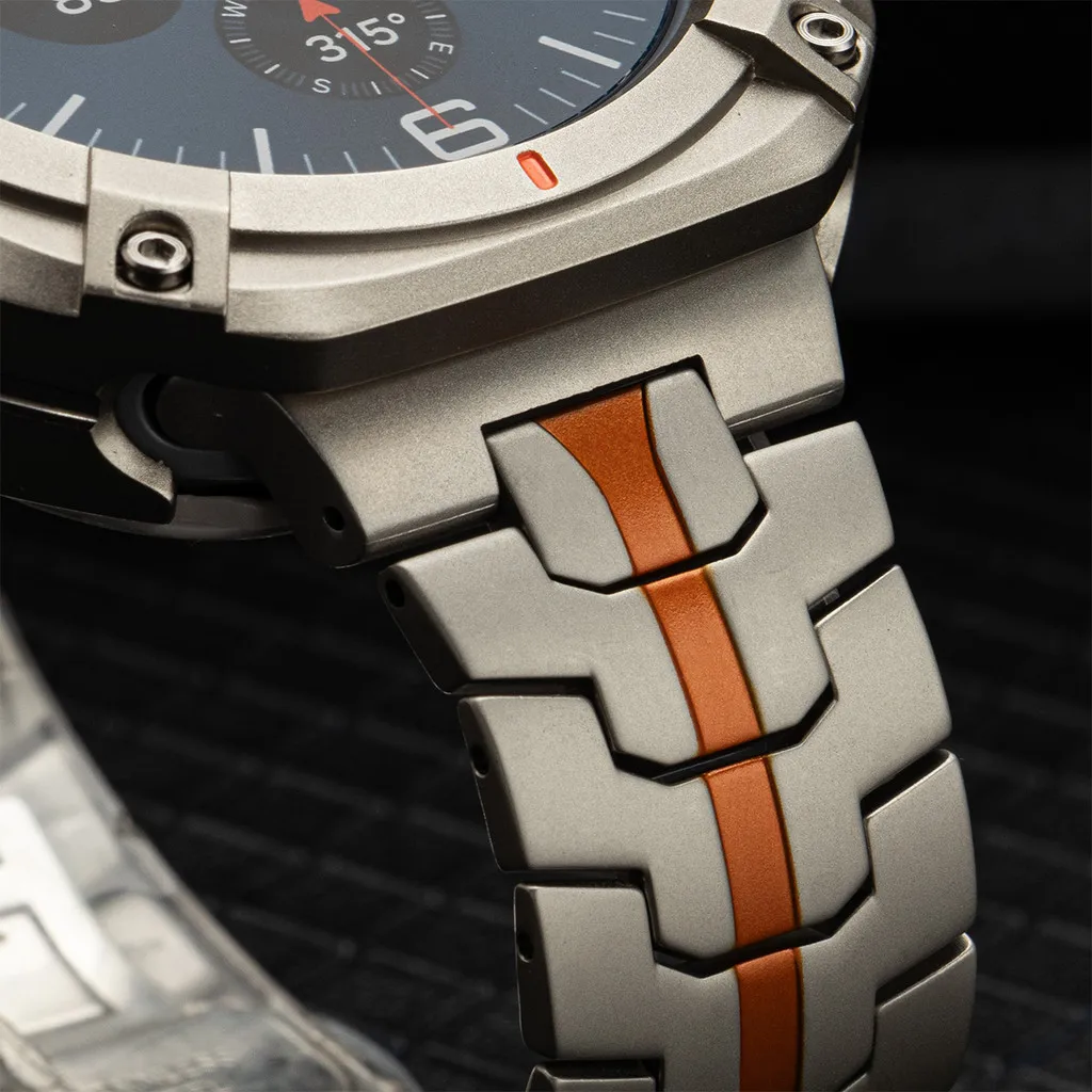 Stahlarmband+Gehäuse für Samsung Galaxy Watch Ultra 2025 47mm Legierungs-Bumper-Cover für Galaxy Watch 7Ultra 47mm Luxus-Herrenarmband Correa – Detail 8