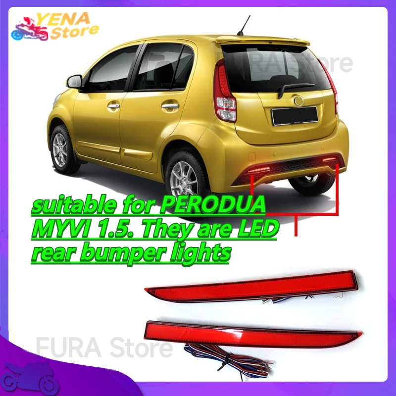 

Car flashing lights are suitable for PERODUA MYVI 1.5. They are LED rear bumper lights, reflectors and tail lights for Malaysia.