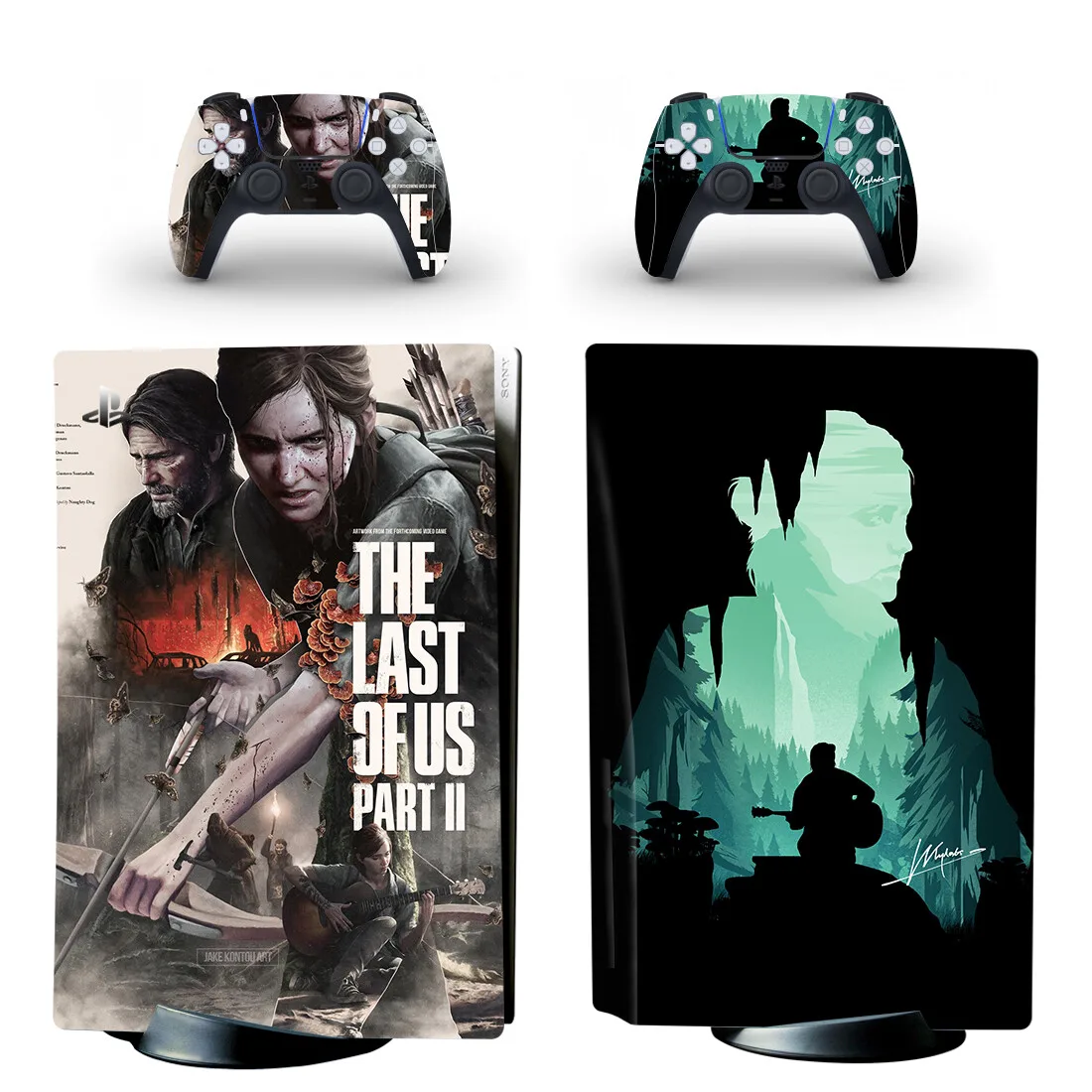 The Last of Us PS5 Disc Skin Sticker Decal Cover for Console Controller PS5 Standard Disk Skin Sticker Vinyl