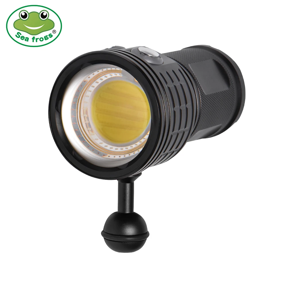 MK-17 الغوص مصباح يدوي 5000 لومينز مقاوم للماء 100 متر عمق التصوير الغوص مصباح شعلة المهنية تحت الماء ملء الضوء