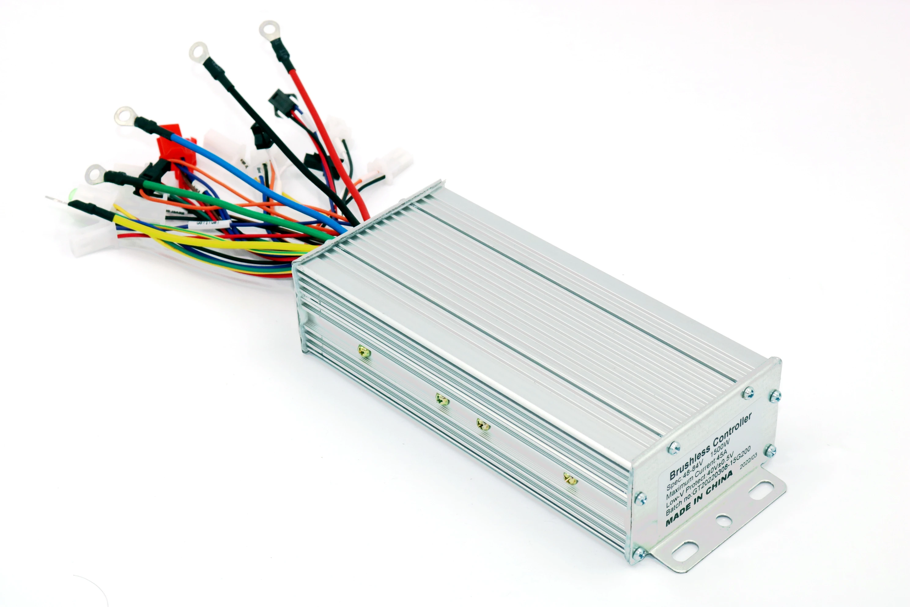 GREENTIME Original 48V-84V 1500W 45Amax BLDC Motor Controller E-bike Brushless Sensor/Sensorless Dual Mode Speed Driver