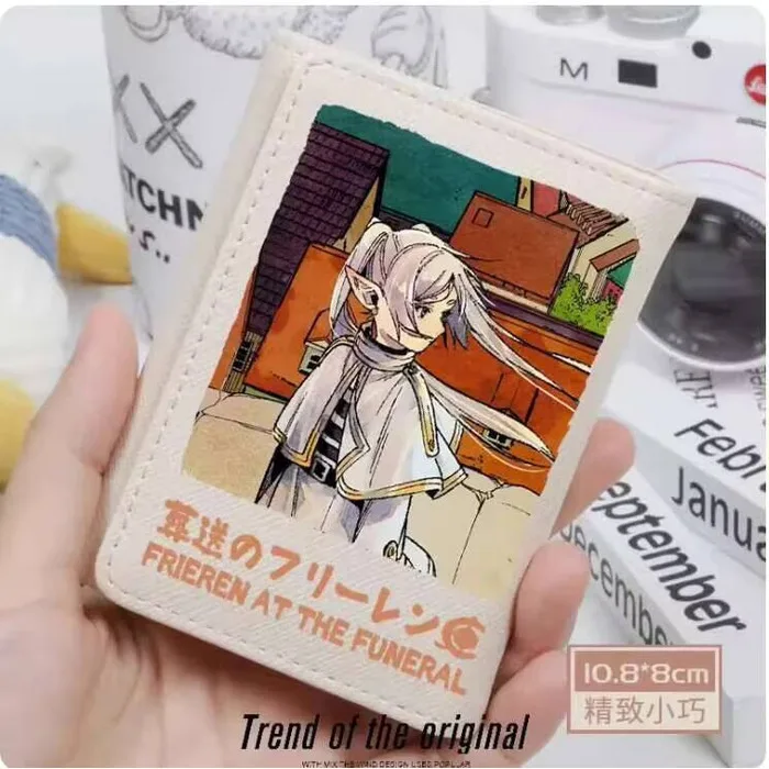 

Anime Frieren At The Funeral Fashion Wallet PU Purse Card Coin Hasp Money Bag Cosplay Gift B124 Anime