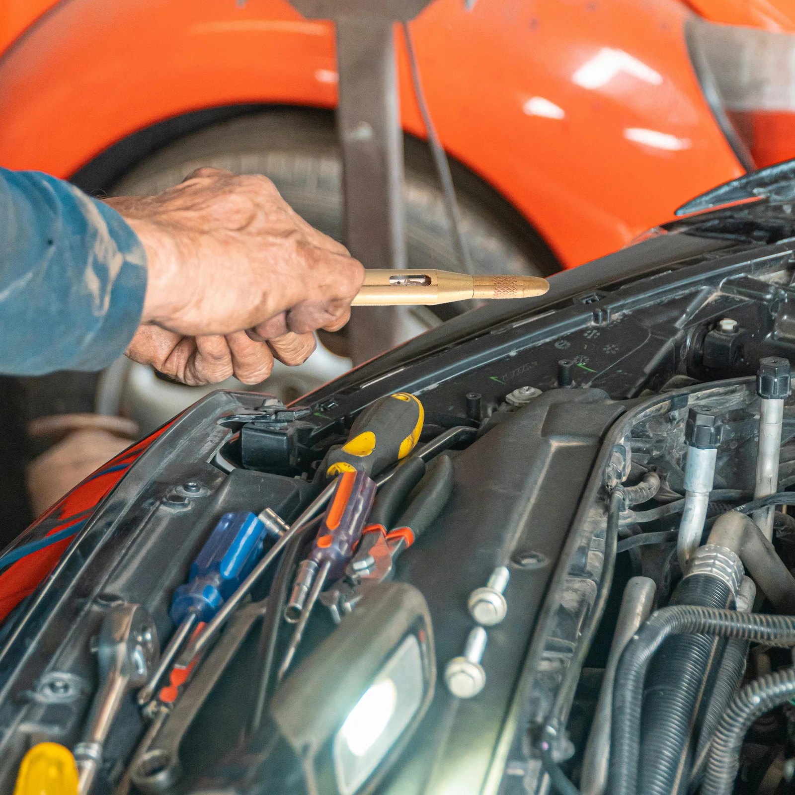 

Car Voltage Meter Pen 6V 12V 24V Dc Automotive Circuit Tester Extended Spring Wire Portable Fuse Checker For Vehicle Truck