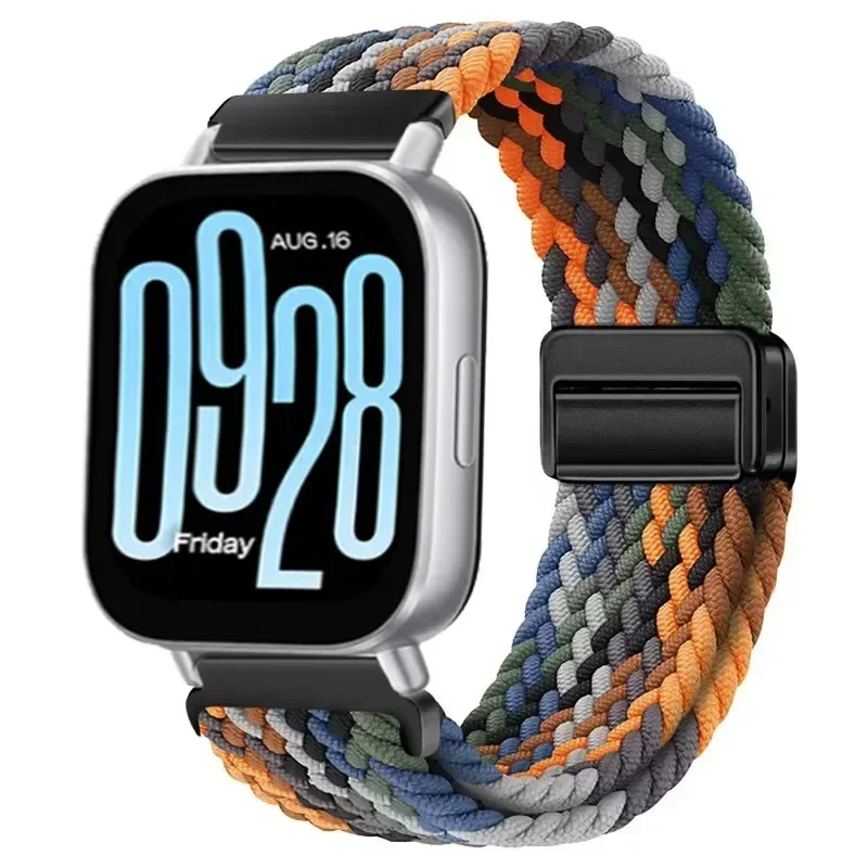 Cinturino in nylon per Redmi Watch 5 Bracciale con fibbia magnetica attiva per Xiaomi Redmi 5 Lite Cinturino flessibile traspirante sportivo
