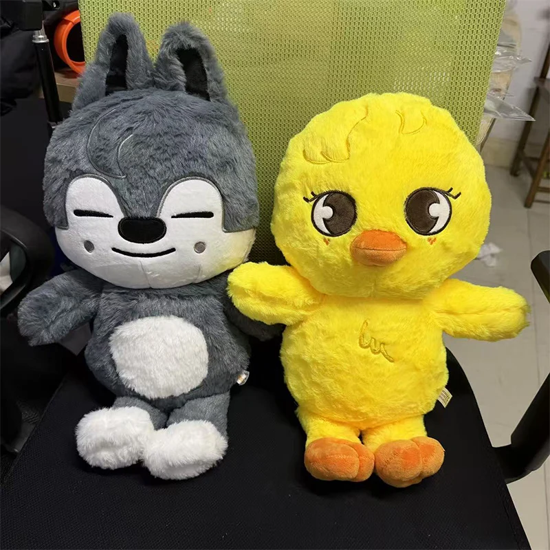Peluche Skzoo Felix Bbokari, Muñeco de Peluche de Dibujos Animados Wolfchan Kawaii, Muñeco de Peluche de 50 cm, Muñeco de Peluche Stray Children, Regalo Navideño