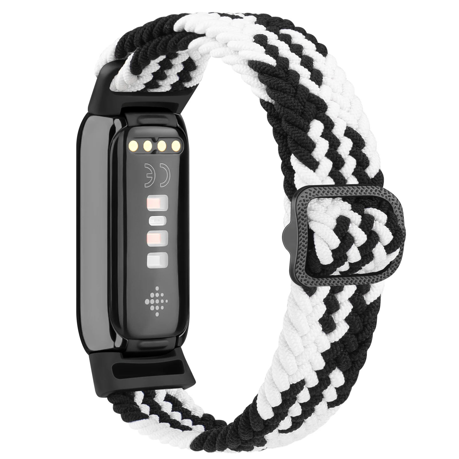 Elastic Braided Watch Strap for Fitbit Luxe Band Adjustable Nylon Watchband Wristband for Fitbit Luxe Bracelet Replacement Bands