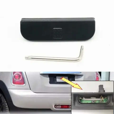 자동차 후면 뒷문 부트 핸들 스위치 고무 단추 캡 커버 뚜껑, BMW 미니 쿠퍼 R56 R57 클럽맨 R55 쿠페 R58 로드스터 R59