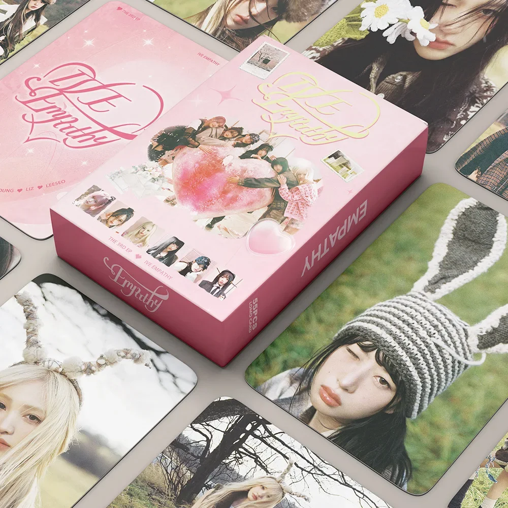 IVE IVE EMPATHY 3rd EP Special Edition Photocards – Holographic Album Collectibles & Idol Card Set