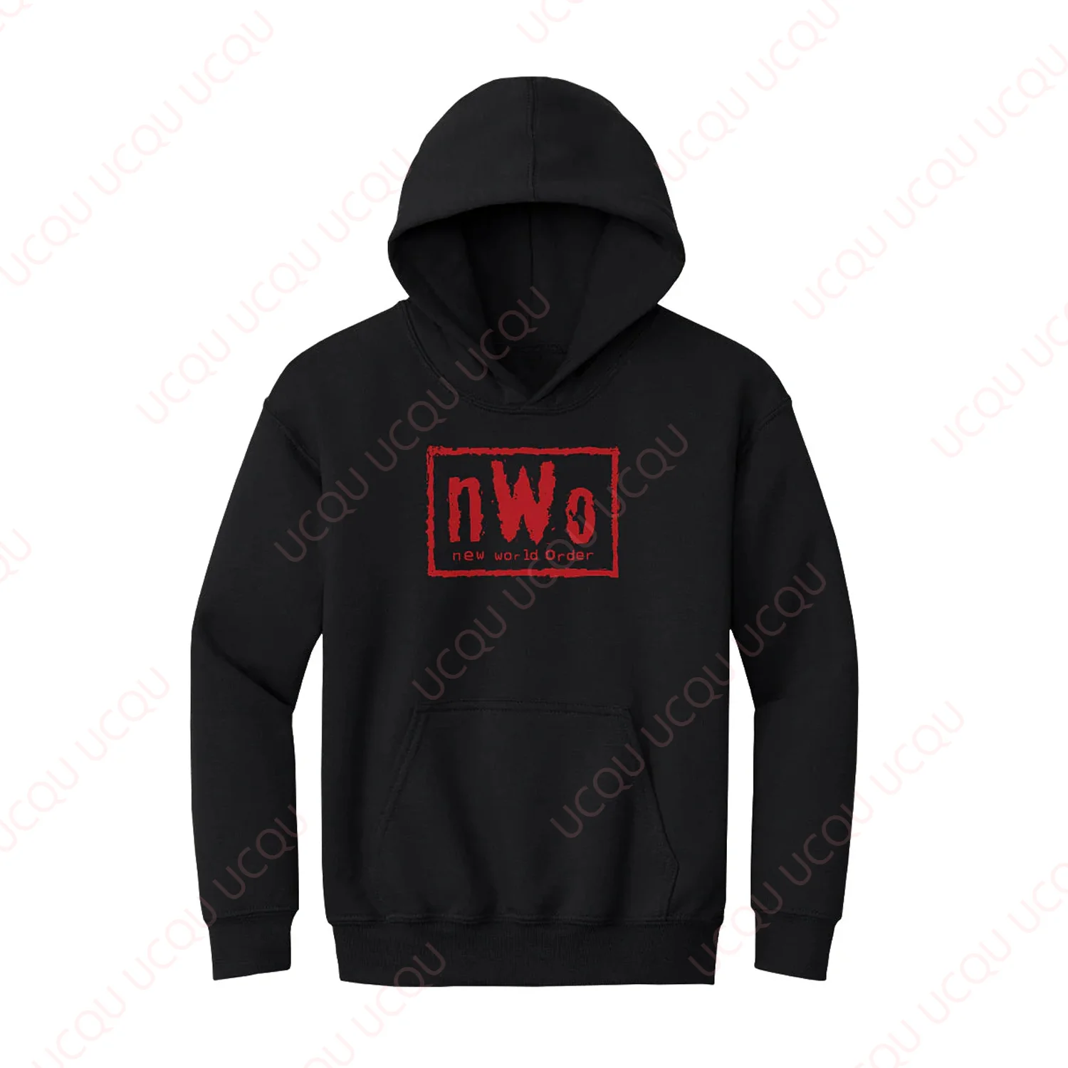 

NWo Red Logo WHT Толстовка унисекс Свободная повседневная толстовка с капюшоном Пуловер для взрослых и детей Модная толстовка с длинными рукавами