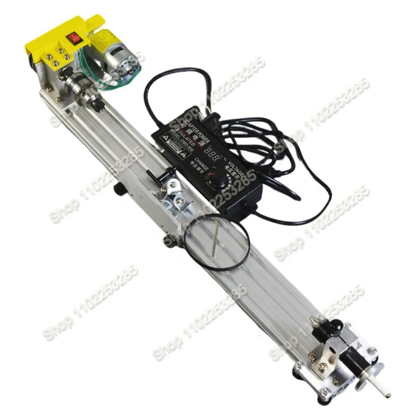 Upgrade Multifunctional Miniature Lathe Grinding and Polishing Car Bead Bead Machine Mini Woodworking Lathe Transmission 775