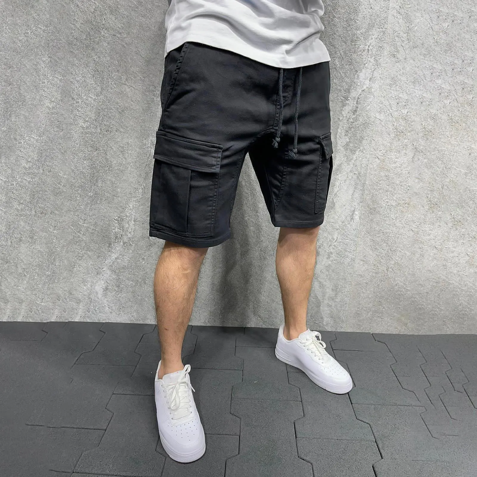 Men\'S Sports Pocket Workwear Casual Loose Shorts Casual Jogging Shorts 2024 Mens Designer Clothes Pans Deportivo Para Hombre