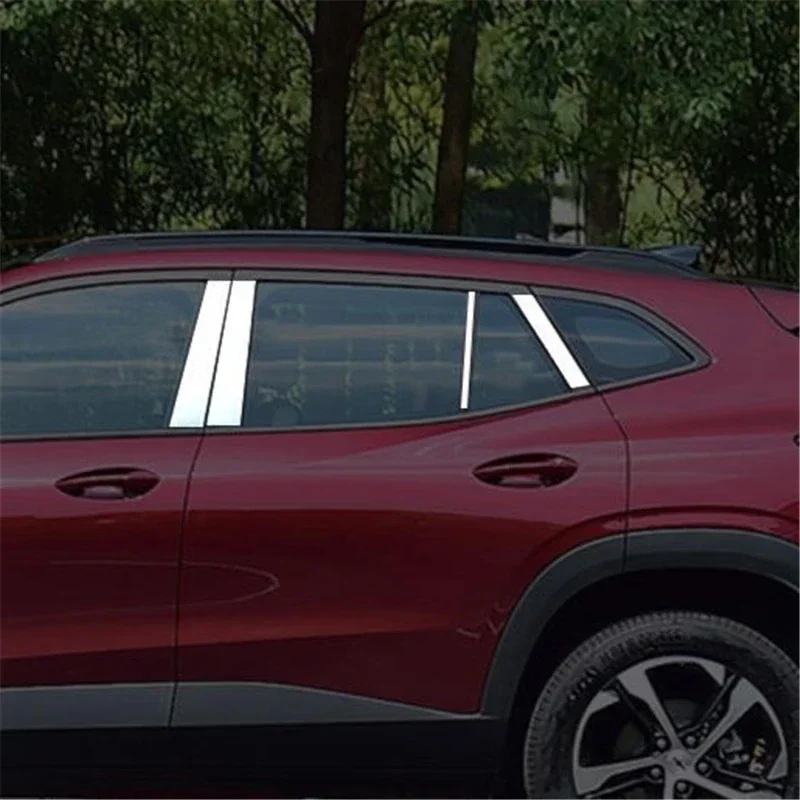 

WELKINRY For Chevrolet Trax 2nd Generation 2023-2025 Car Body Door Window Central Middle B C Pillar Column Post Cover Trim