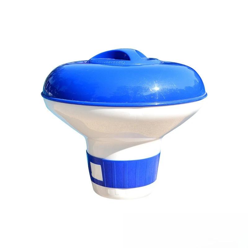 

Swimming pool tablets floating cup plastic floating water round small cartridge disinfection tablets chlorine tablets