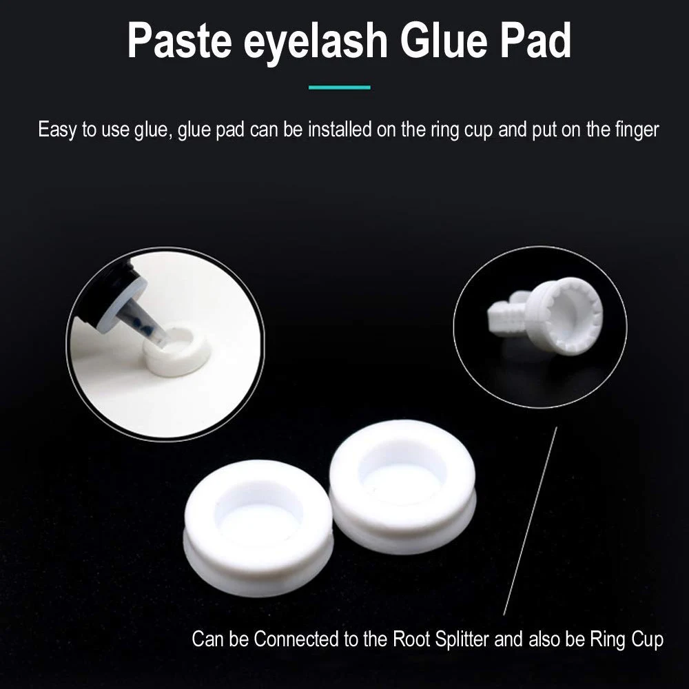 U-Band Eyelash Splitter Adhesive Eyelash Extension Pallet Holder Ring Stand Glue Volume Bridge Lash Root Divider Makeup Tool