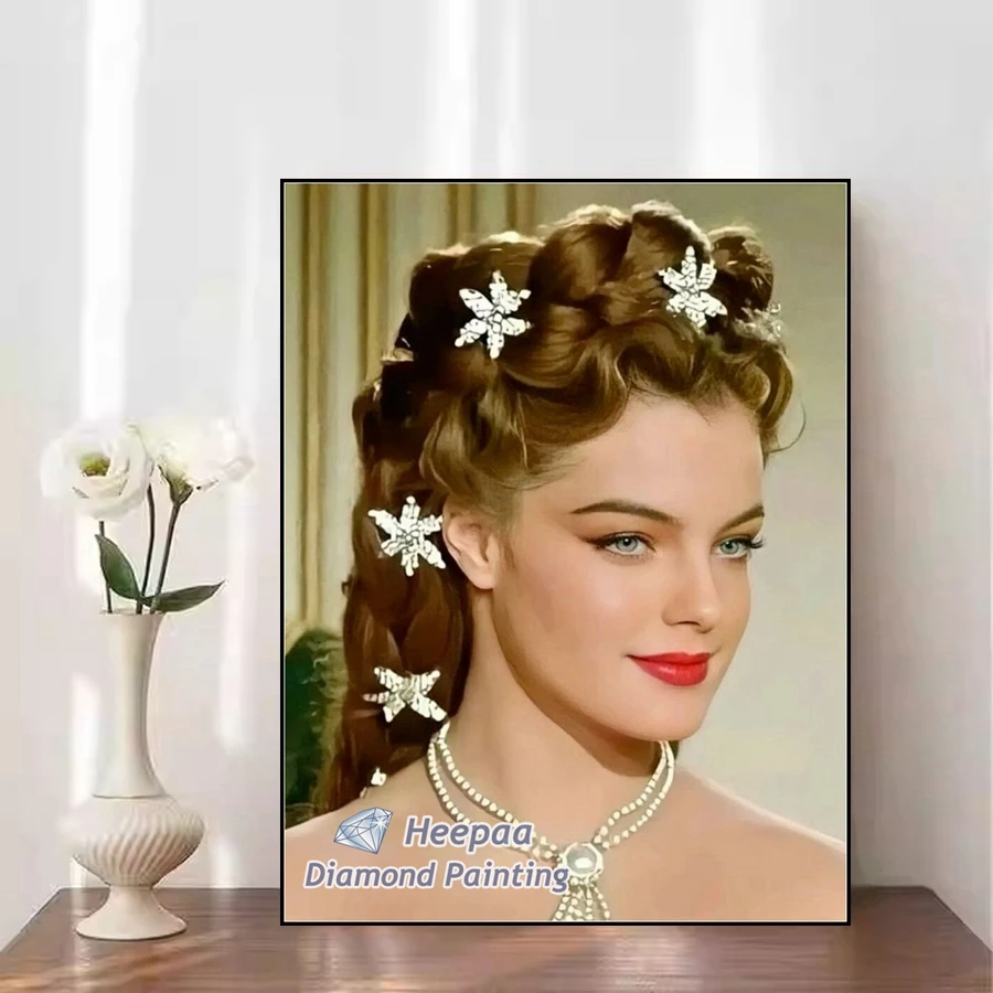 Sissi Princess Movie 5d Diamond Painting Art Full Drills Romy Schneider Portrait 5d Diy Mosaic Cross Stitch Handcraft Home Decor