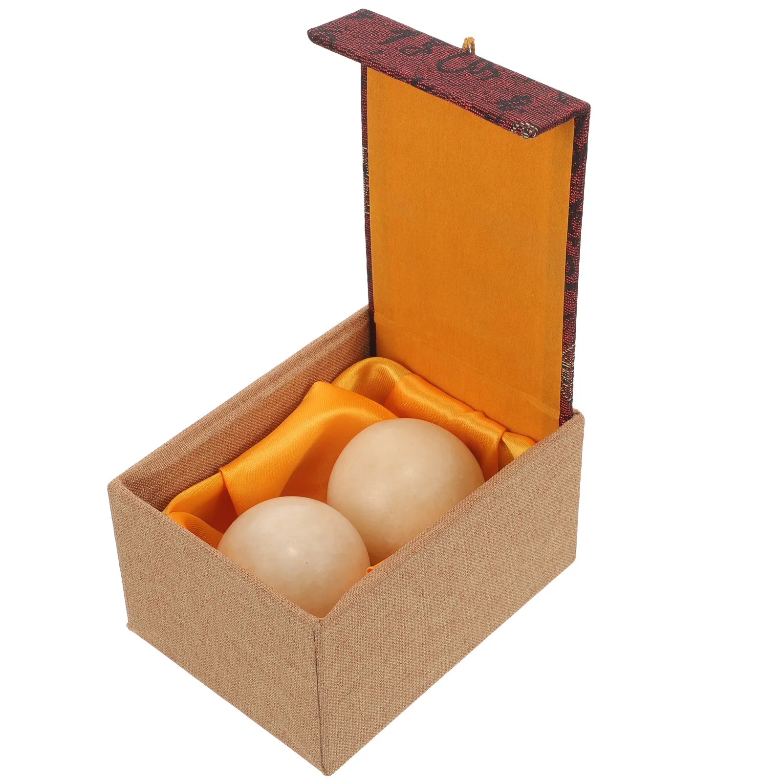 

1Set Jade Hand Massage Balls Portable Small Smooth Rolling Palm Exercise Balls Hand Exercise Ball