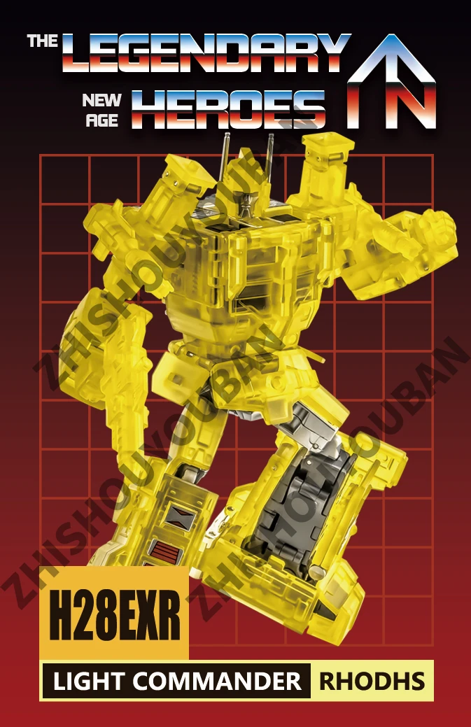 Exclusive Diy DIY NEWAGE NA transforming robot action map H28EXR RHODHS character card