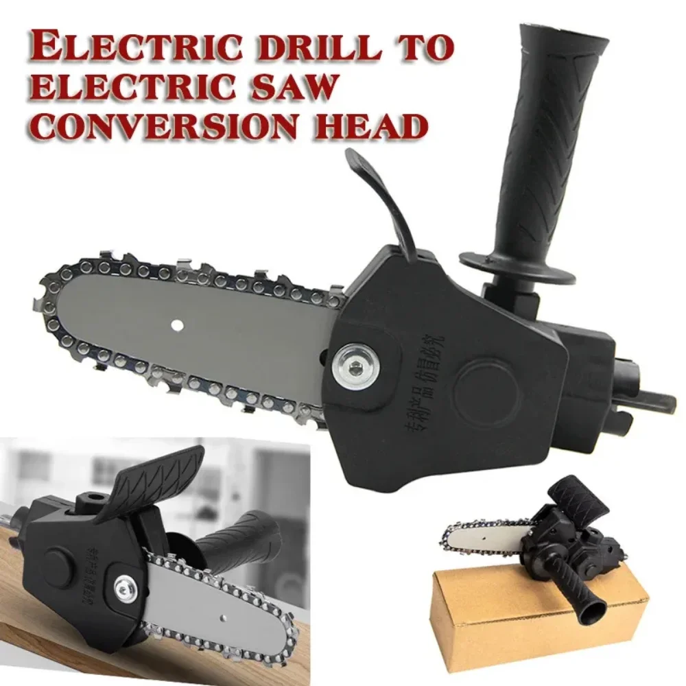 B347 4/6-inch household mini electric drill to electric saw converter logging saw garden saw electric chain saw conversion head