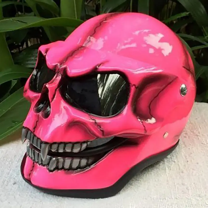 Skull Skeleton Motorcycle Helmet cover Decoration Tidy mask Horror Cool Skull Mask Skeleton Halloween Gift Helmet Visor