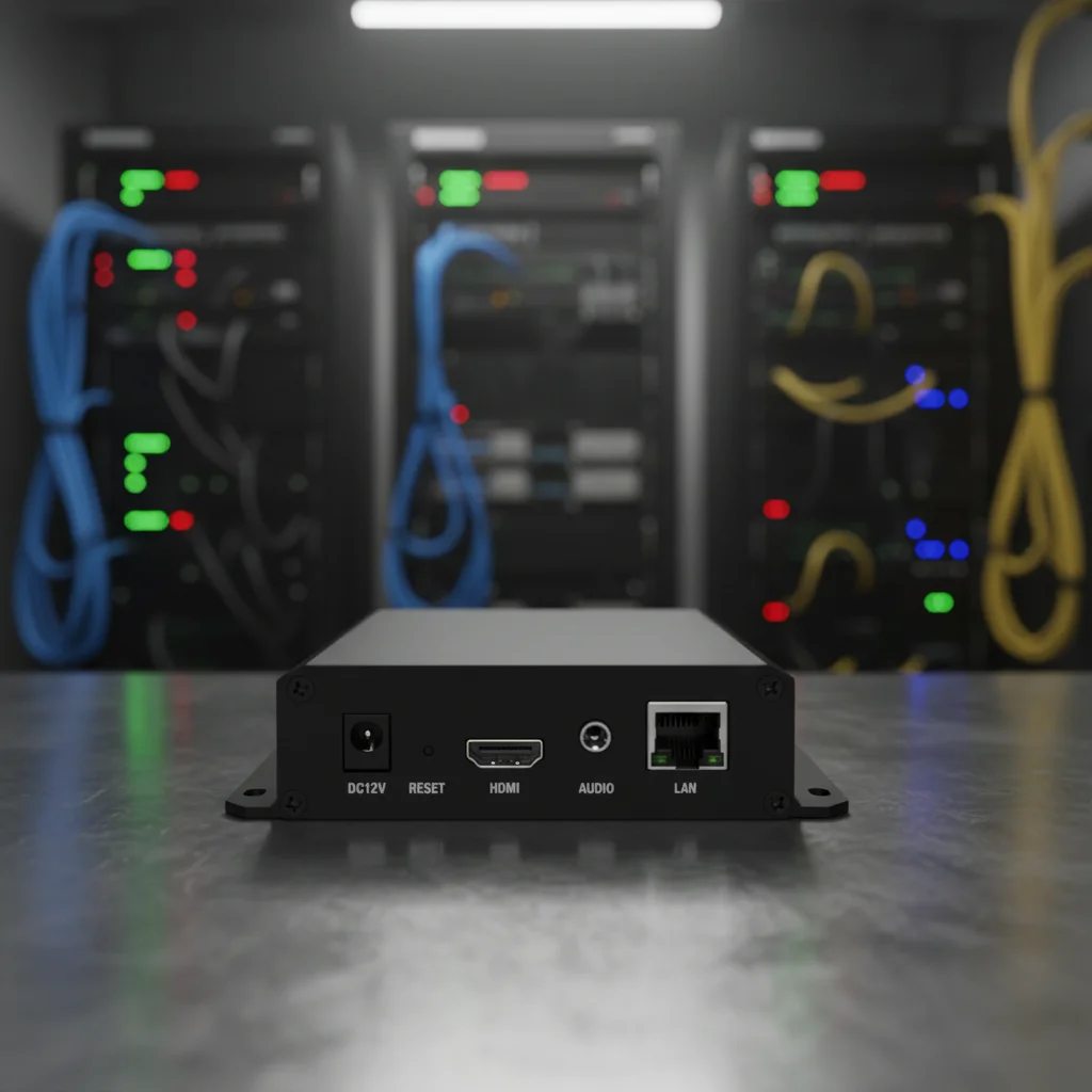 KUNUOMAGIC 4K Encoder with H.264/H.265/MJPEG SRT/RTSP/HLS/UDP/RTMPS 4-Stream Output Web Management 5-Year Warranty