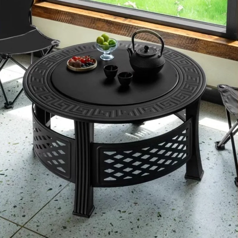 Multifunctional Camping Cookware Rust-resistant Sturdy Camping Cookware Outdoor Large Diameter Grill Durable Hiking Supplies