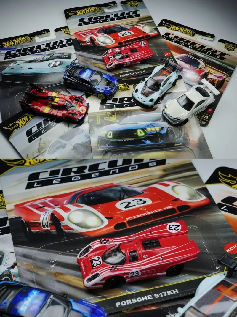 新しいホットウィールプレミアムカーカルチャーサーキットレジェンドおもちゃ男の子1/64ダイキャストフェラーリフォードマスタングポルシェパンデムスバルギフトFPY86