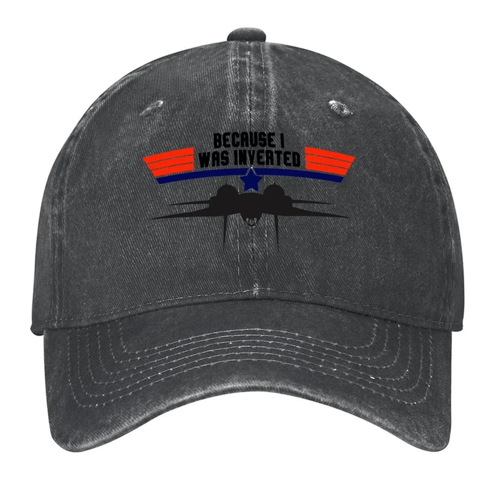 

Top Gun Because I was Inverted Baseball Cap golf hat genuine Male hat Dropshipping derby hat Mens Women's