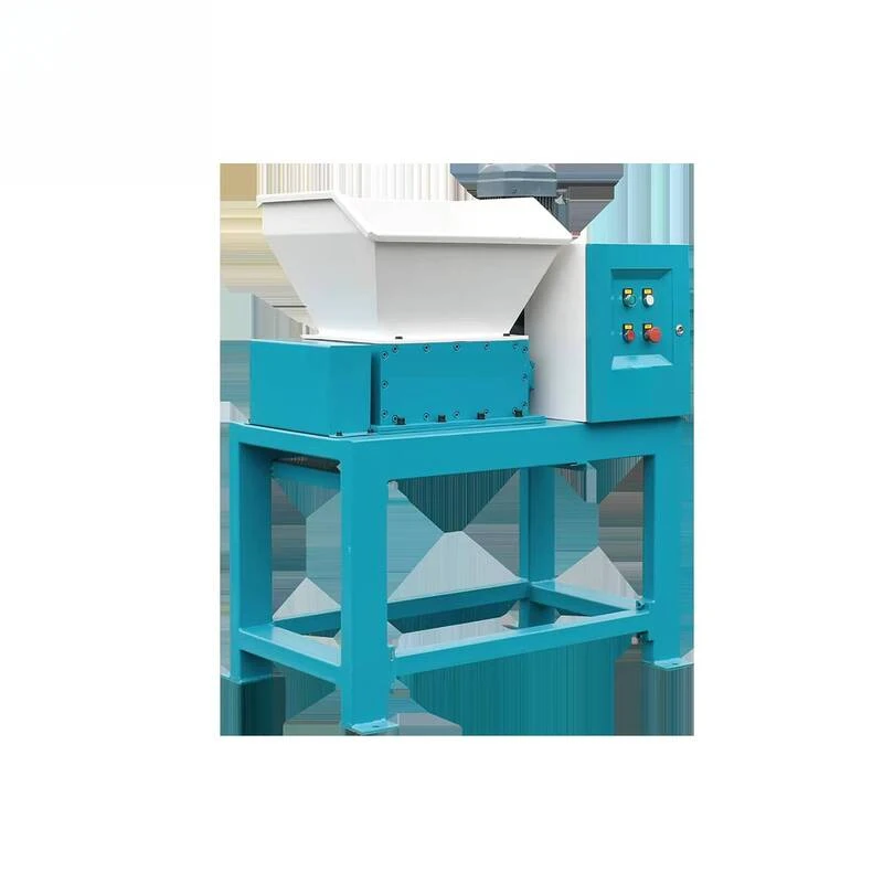 Factory Price Double Shaft Steel Scrap Metal Recycling Crusher, Plastic Crusher